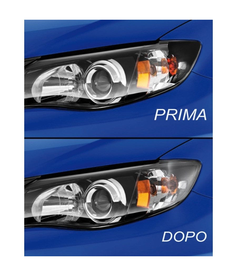 Kit Riparazione Rinnova Fari Fanali Elimina Ingiallimento Auto Moto         