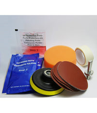 Kit Riparazione Rinnova Fari Fanali Elimina Ingiallimento Auto Moto         