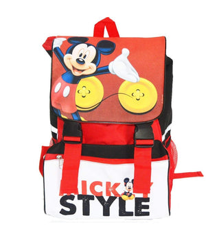 Kit Scuola School Pack Zaino Estensibile + Astuccio 3 Zip Disney Mickey Mouse         