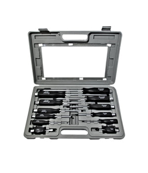 Kit Set 12 Cacciaviti Cacciavite Impatto A Croce E Taglio Con Manico Ad Impatto         