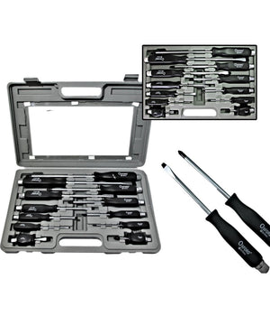 Kit Set 12 Cacciaviti Cacciavite Impatto A Croce E Taglio Con Manico Ad Impatto         