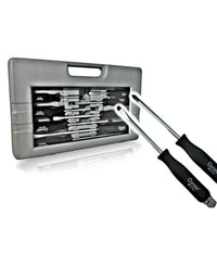 Kit Set 12 Cacciaviti Cacciavite Impatto A Croce E Taglio Con Manico Ad Impatto         