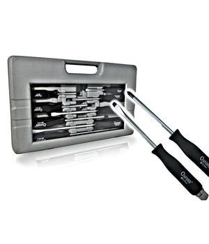 Kit Set 12 Cacciaviti Cacciavite Impatto A Croce E Taglio Con Manico Ad Impatto         