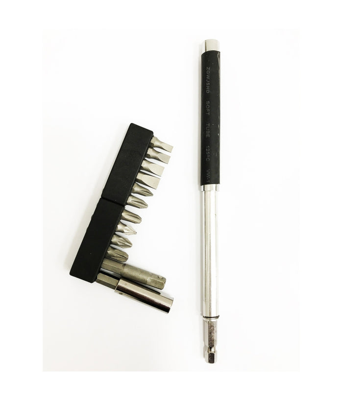 Kit Set 14 In 1 Cacciavite Con Punte Inserti Intercambiabili 14 Pz Bricolage         