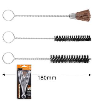 Kit Set 3 Pezzi Per Pulizia Armi Professionale Per Tutti I Calibri Tubo Canna         