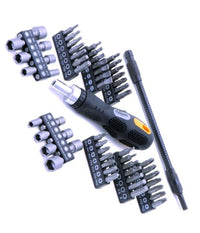 Kit Set 58 Pezzi Torx Cacciaviti Punte Inserti Bussola Ph Pz Intercambiabili         