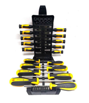 Kit Set Da 44 Pezzi Cacciaviti Torx Esagonali Punte Inserti Bussola         