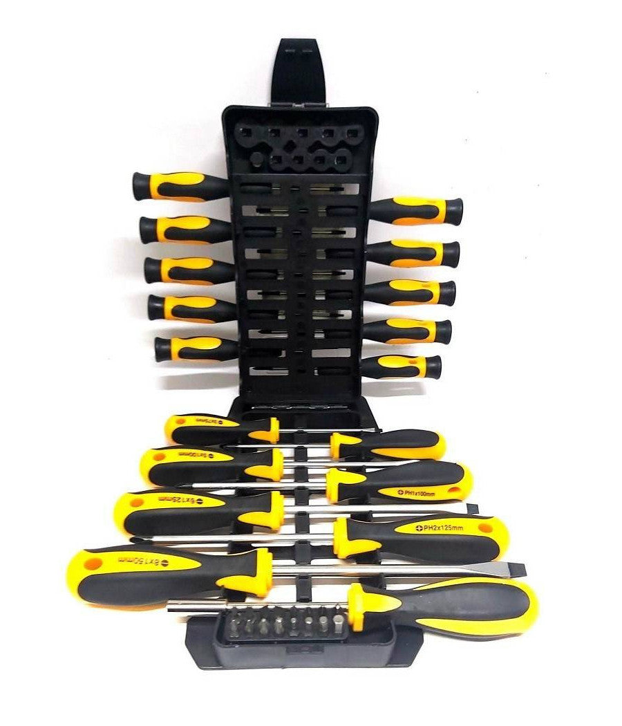 Kit Set Da 44 Pezzi Cacciaviti Torx Esagonali Punte Inserti Bussola         