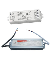 Kit Smart Striscia Led Ip68 Cob Neon Flex Dimmerabile 24v Centralina Vocale Wifi         