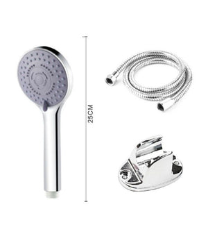 Kit Soffione Doccetta 25cm Multigetto Doccia Bagno Con Staffa Tubo 1,5 Mt 55275         