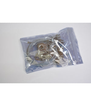 Kit Staffe Fissaggio A Sospensione Per Pannello Led 60x30 120x30 60x60         
