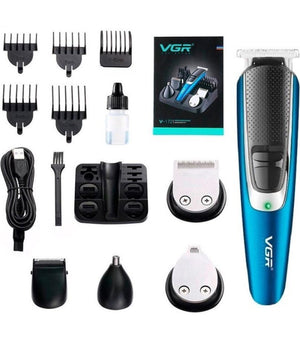 Kit Tagliacapelli Barba Professionale Ricaricabile Elettrico Senza Fili Vgr V172         