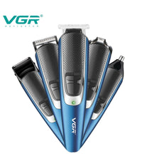 Kit Tagliacapelli Barba Professionale Ricaricabile Elettrico Senza Fili Vgr V172         