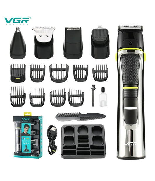 Kit Tagliacapelli Professionale Multifunzione Barba Orecchie Impermeabile V-100         