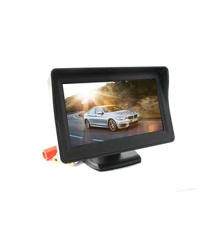 Kit Telecamera Retromarcia Monitor 4,3" Tft Lcd Staffata Cablata Auto Camper         