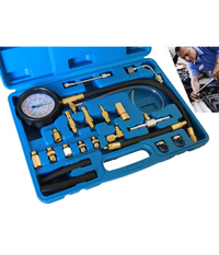 Kit Tester Pressione Di Compressione Motore Misuratore Pistone Cilindri 20pz         