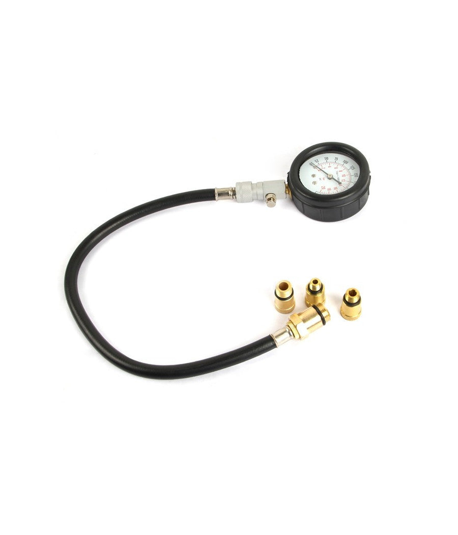 Kit Tester Pressione Di Compressione Per Motori Misuratore Auto Pistone Cilindri         