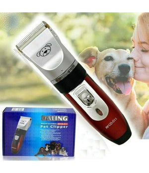 Kit Tosatrice Per Cani Tosatore Doppia Batteria Ricaricabile 4 Pettini Rfcd-d11         