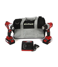 Kit Trapano E Avvitatore A Batteria Da 18v Einhell Te-tk18li3ah Ioni Di Litio         