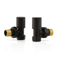 Kit valvola e detentore termostatizzabile nero opaco multistrato 16x2