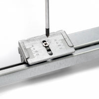 Kit vassoio e telaio con guide a chiusura morbida per armadio, regolabile, modulo 600mm, Grigio pietra