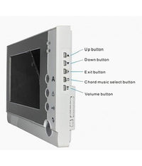 Kit Video Citofono Videocitofono Monitor 7" Registra Telecamera Ir Giorno Notte         