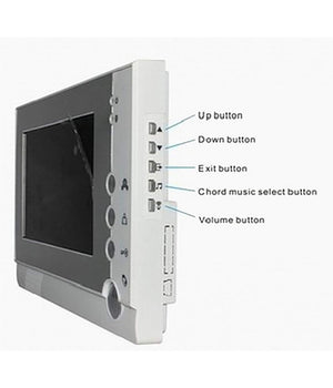 Kit Video Citofono Videocitofono Monitor 7" Registra Telecamera Ir Giorno Notte         