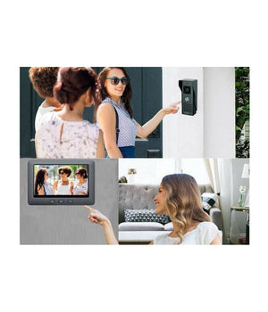 Kit Videocitofono Monofamiliare Monitor 7'' Telecamera Apriporta Rlc07         