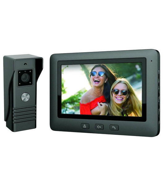 Kit Videocitofono Monofamiliare Monitor 7'' Telecamera Apriporta Rlc07         