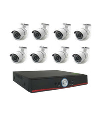 Kit Videosorveglianza Ahd 1080p Onvif 4 8 Ch Canali 3mp 3.6mm Vga Hdmi Lan Tp-01         