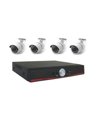 Kit Videosorveglianza Ahd 1080p Onvif 4 8 Ch Canali 3mp 3.6mm Vga Hdmi Lan Tp-01    -4 Canali    -