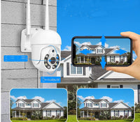 Kit Videosorveglianza NVR HD 1080p WIFI IP 4 Telecamere PTZ Infrarossi JT-8276 - ZENCOCCO