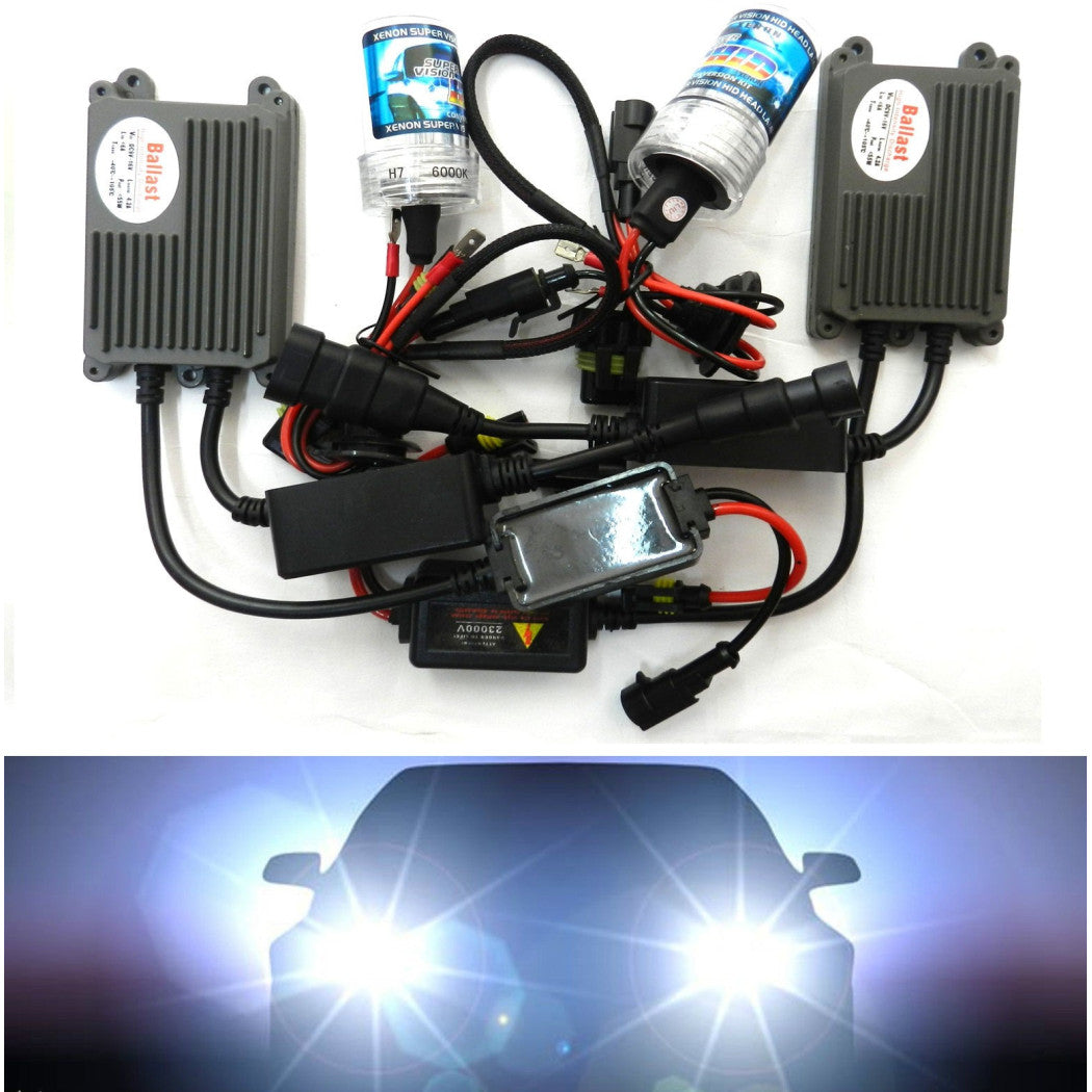 Trade Shop - Kit Xenon Ballast 6000k 55w H7 Hid Fari Luce Alta Luminosita Auto Centralina -
