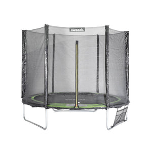 Trampolino 250cm con confezione di accessori, verde