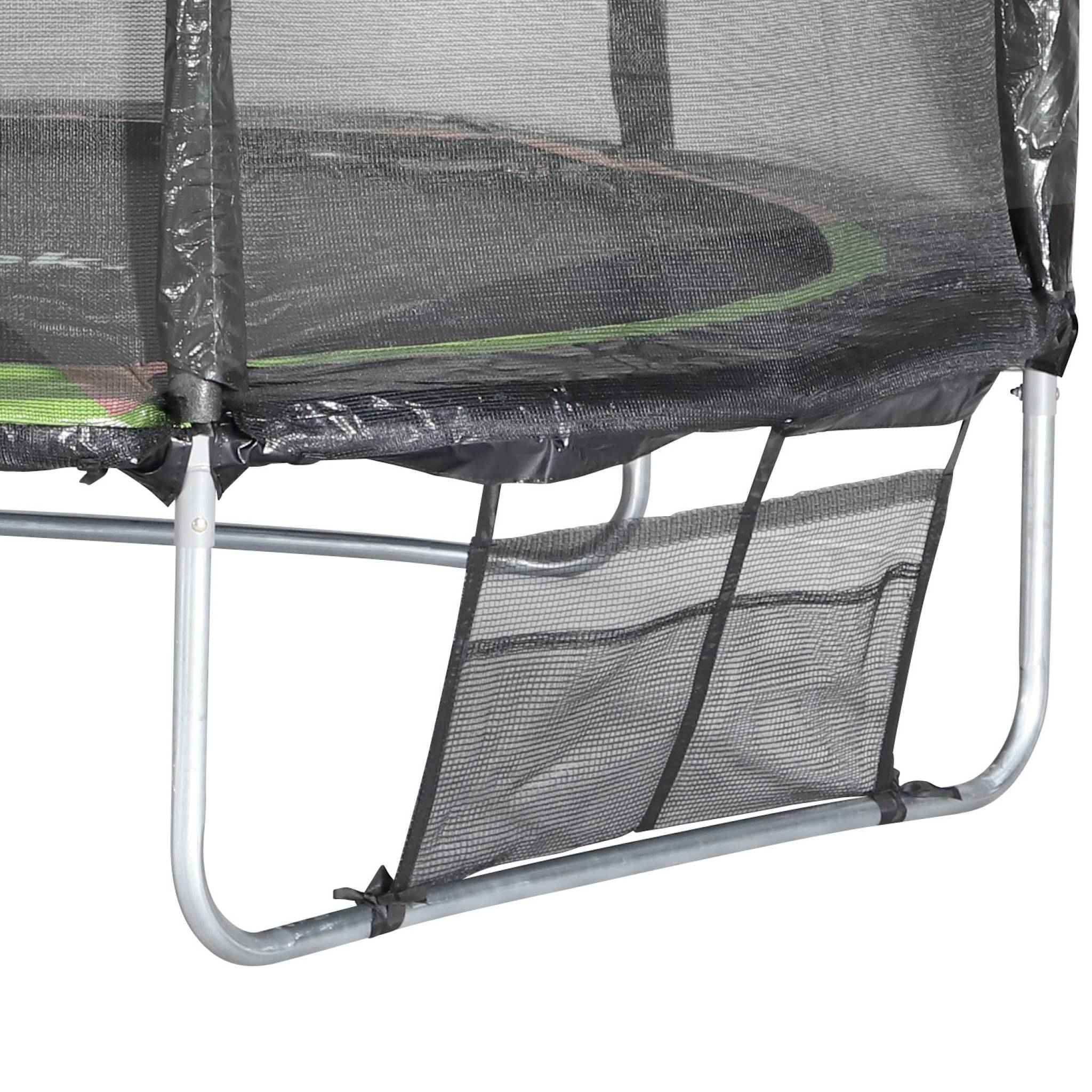 Trampolino 250cm con confezione di accessori, verde