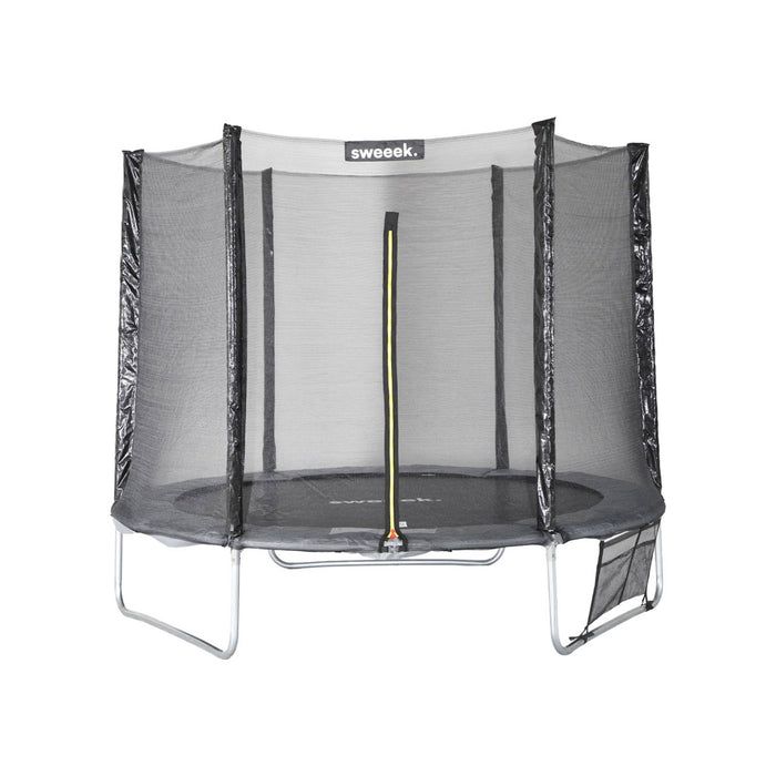 Trampolino 250cm con confezione di accessori, grigio