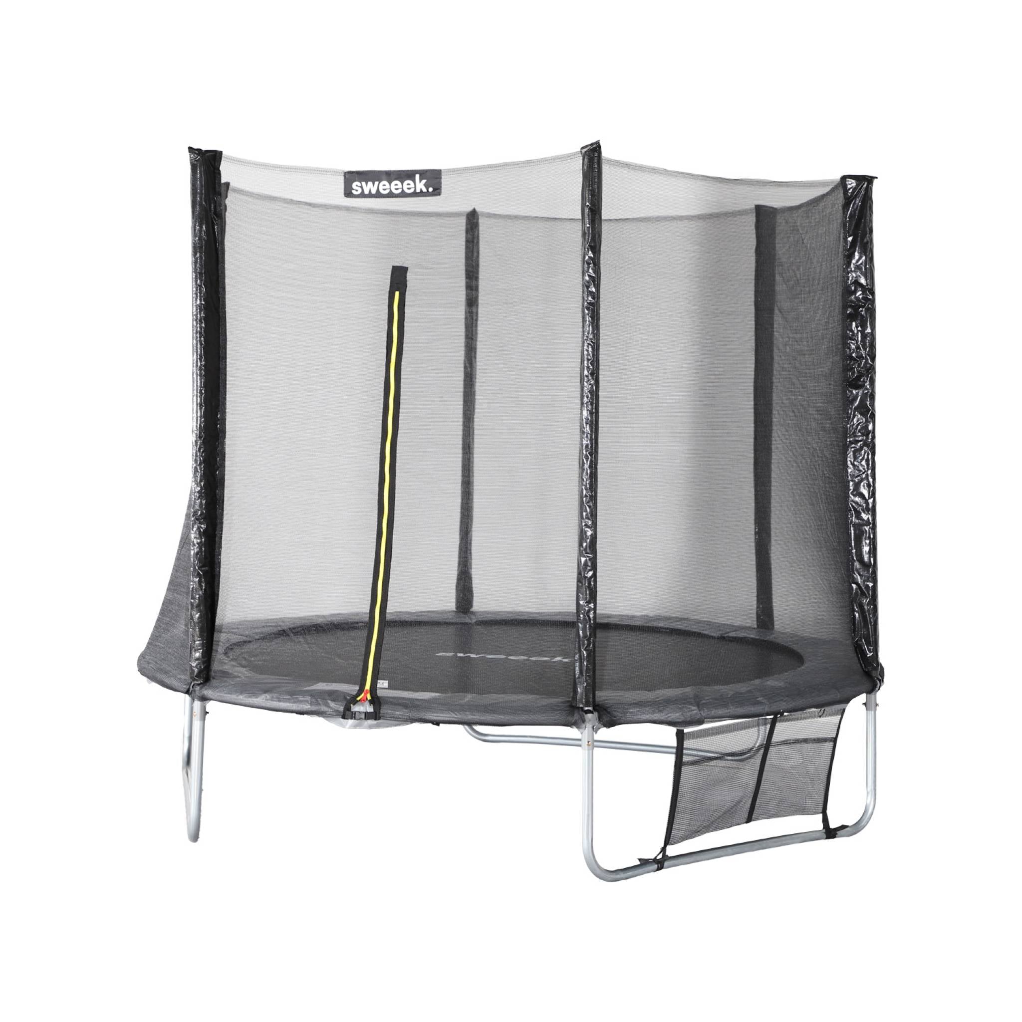 Trampolino 250cm con confezione di accessori, grigio