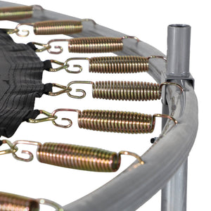 Trampolino 250cm con confezione di accessori, grigio