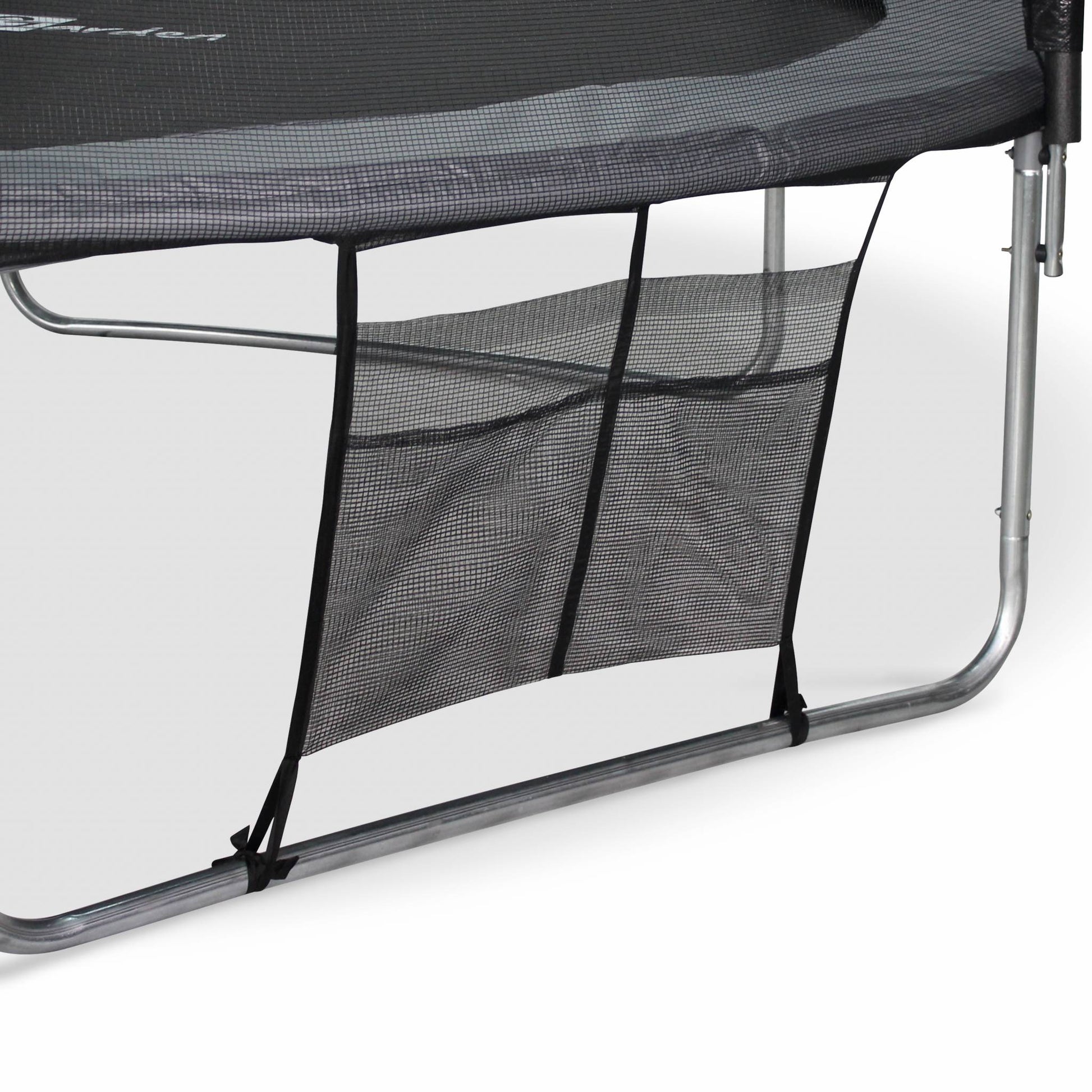 Trampolino 370cm con pacchetto di accessori, grigio