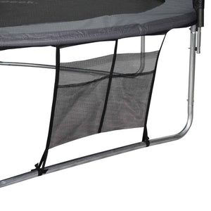 Trampolino 400cm con pacchetto di accessori, grigio