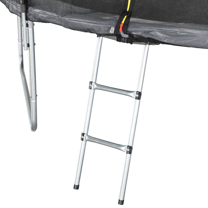Trampolino 400cm con pacchetto di accessori, grigio
