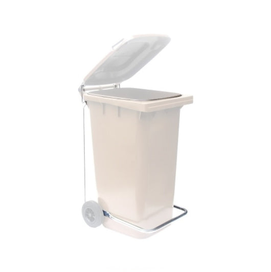 Kit Pedale Con Anello Bidone Spazzature 240 Litri + Aste Bidone