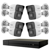 KIT VIDEOSORVEGLIANZA IP HIKVISION 8X TELECAMERE 2MPX NVR 8 CANALI