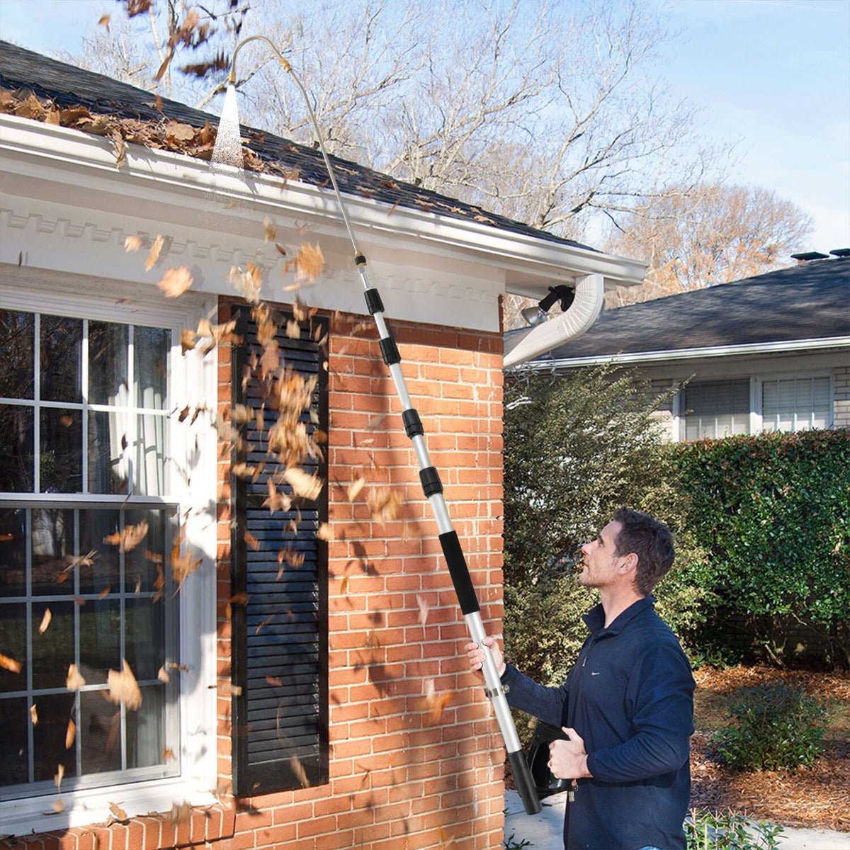 Kit di prolunga per idropulitrici 550cm, Lancia 4000PSI/cm2 di grado commerciale con 5 ugelli 2 adattatori-Utensili professionali