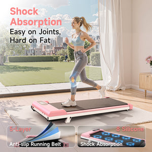 Tapis roulant elettrico inclinato RATTANTREE, tappetino da passeggio da 1 a 8 km/h con telecomando, per casa e ufficio, 2,5 CV, capacitï¿½ï¿½ 140 kg