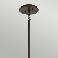 Lampadario Contemporaneo Emory Acciaio Bronzo Antico 3 Luci E27