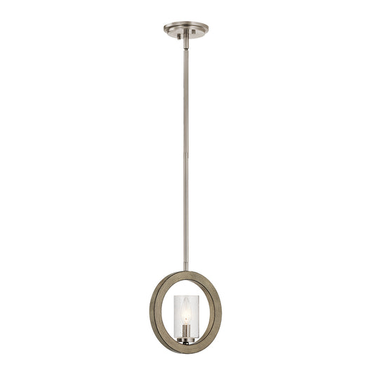 Sospensione Industrial Nordica Grand Bank Acciaio Grigio Antico Vetro 1 Luce E14