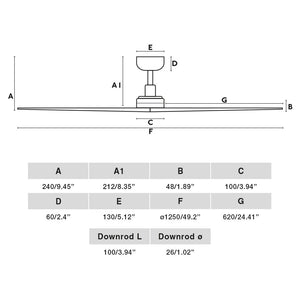 KLIM M, Ventilatore senza Luce, Faro Barcelona