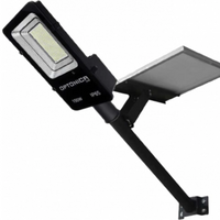 Lampione led ad energia solare con pannello solare separato + batteria 150 watt