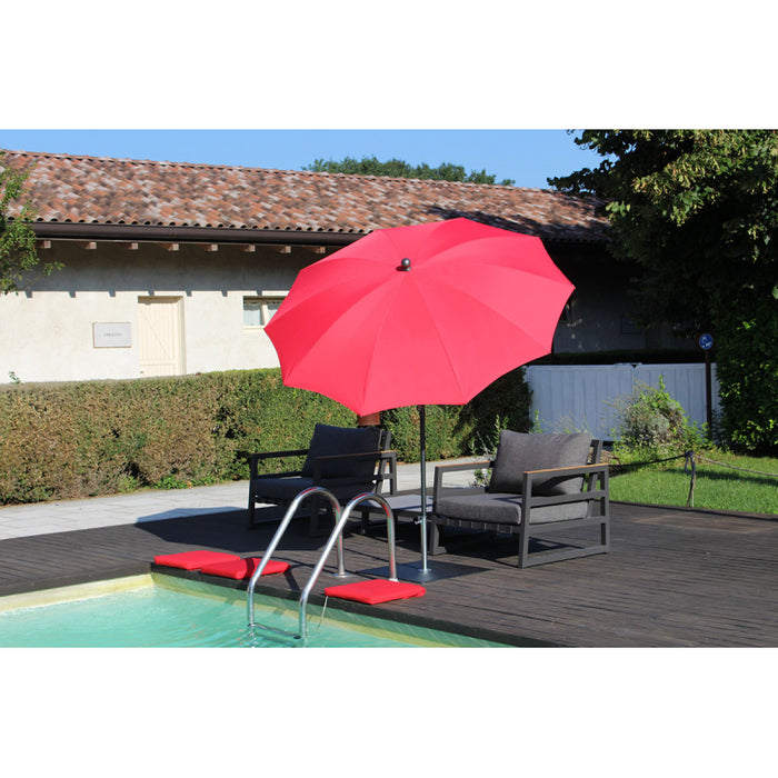 KRONOS OMBRELLONE POLIESTERE MAFFEI diametr0 250 cm - Rosso
